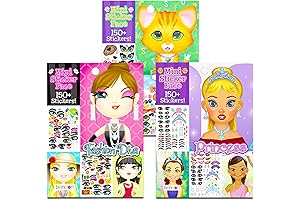 Create a Face Sticker Books 5&quot;x7&quot; Bulk Set