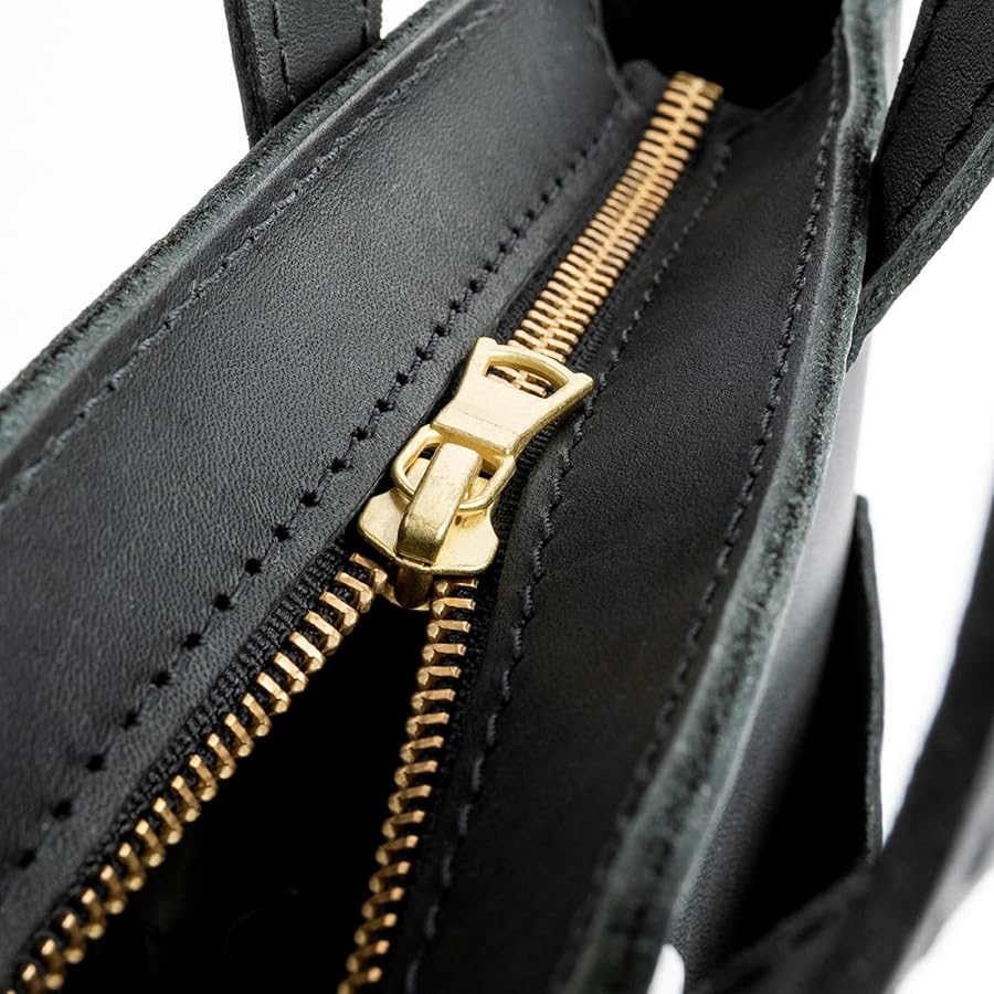 Amazon.com: Portland Leather Goods Mini Zipper Crossbody Tote Bag