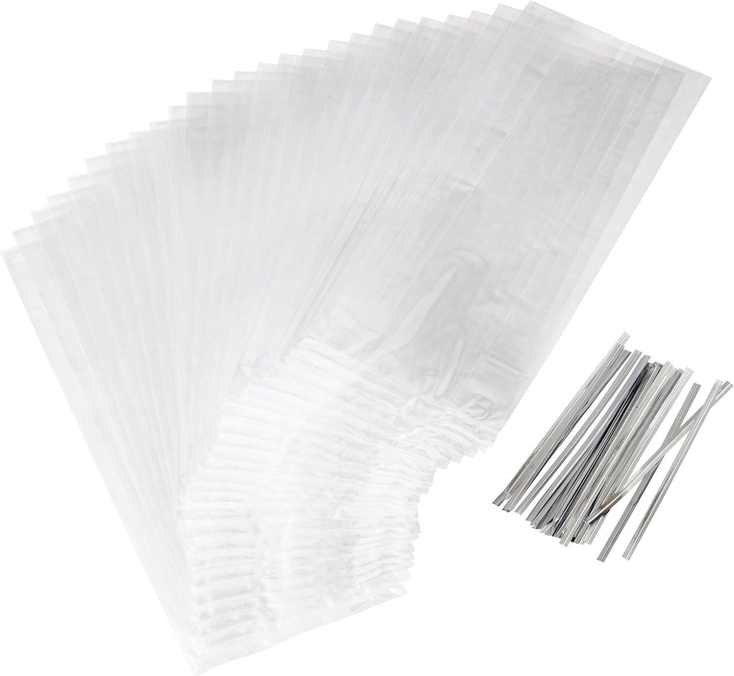Wilton Party Bags 4"x9-1/2" (50/pkg-clear)