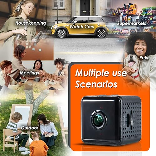 Miniatura 5 de GaRcan Cámara de seguridad para el hogar, 1080p 2.4Ghz WiFi Cámara de vigilancia interior con visión nocturna, detección de movimiento y aplicación