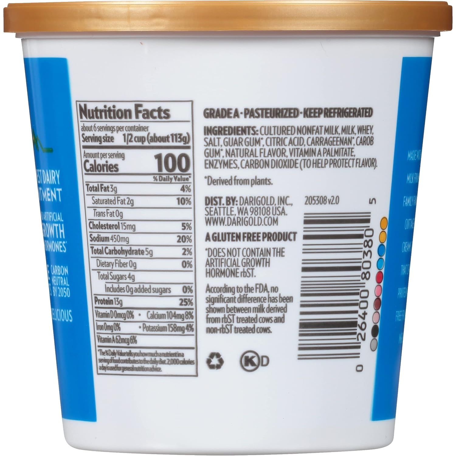 Darigold, Trim Cottage Cheese, 24 oz