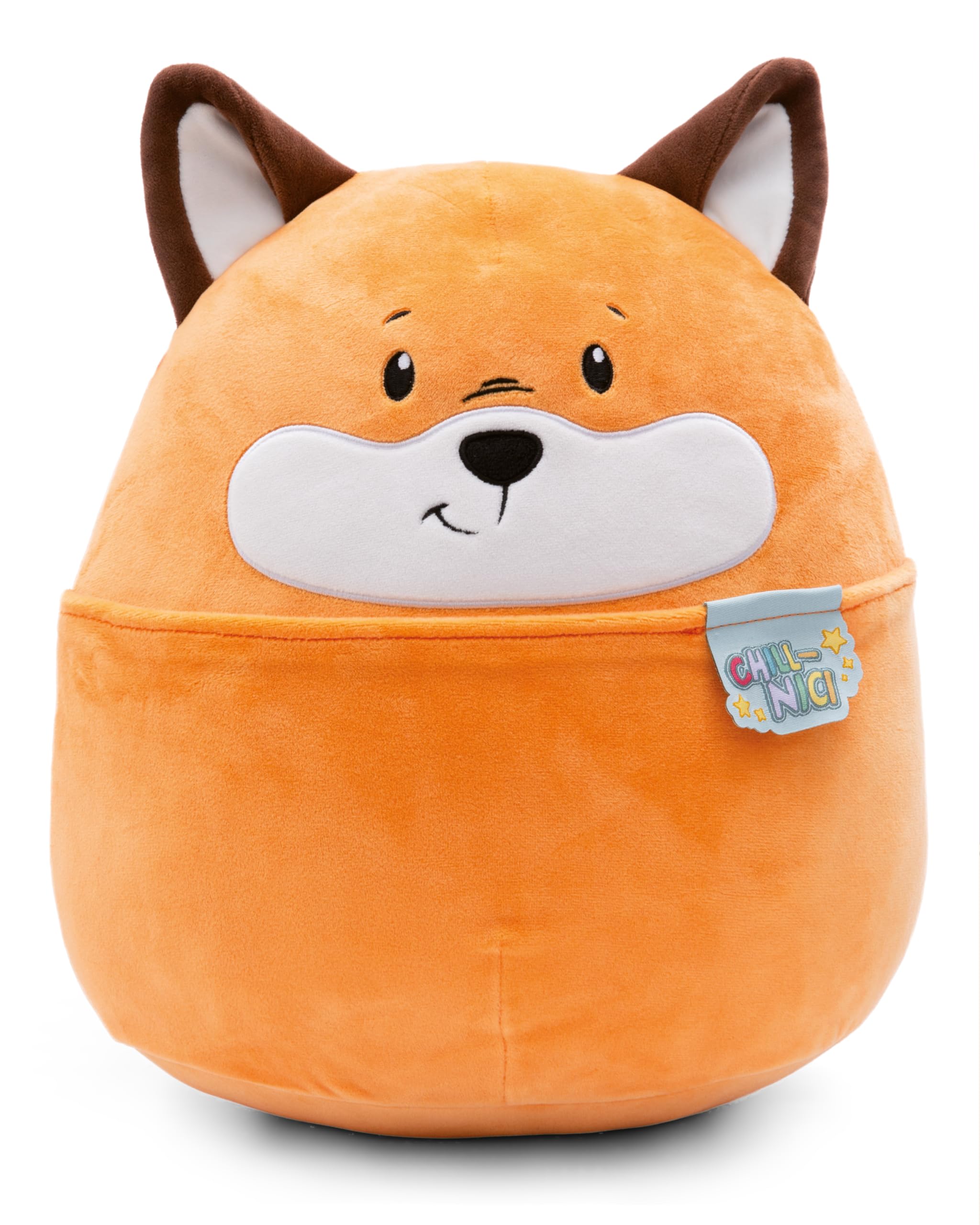 NICI cuddly toy Chill-NICI fox 30cm - Fluffy plush toy fox with tail for girls, boys & babies, Cuddly soft toy- 49889