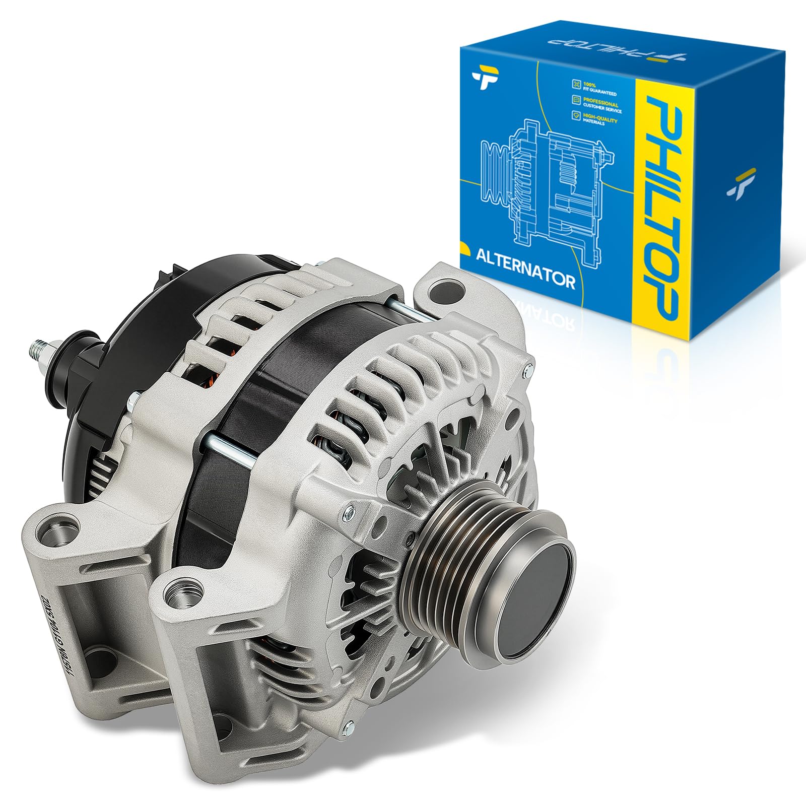 PHILTOP 11576N New Alternator for 2012-2015 2017-2021 Grand Cherokee 6.4L