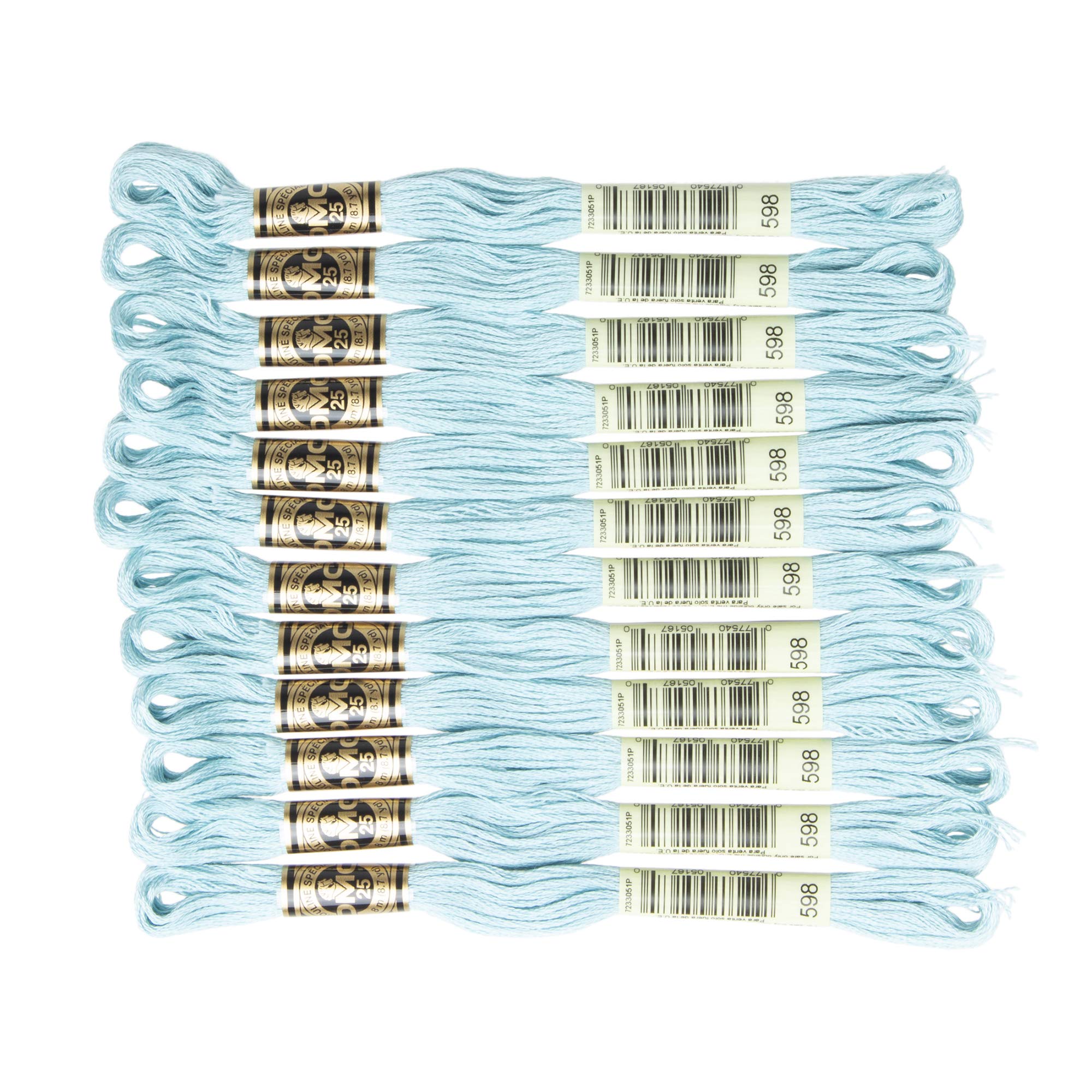 DMC 6-Strand Embroidery Cotton Floss, Light Turquoise