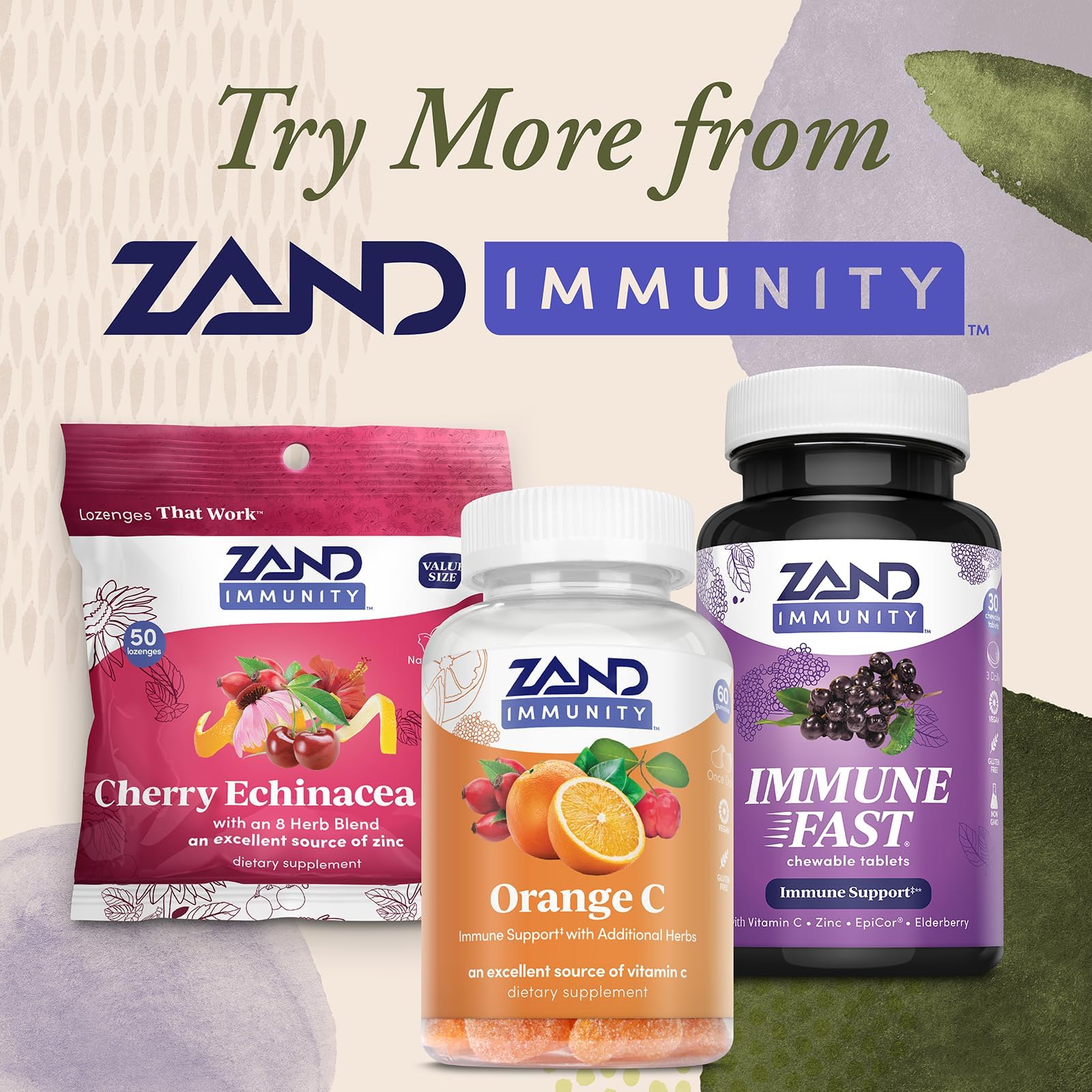 Amazon.com: ZAND Orange C Gummies Immune Support for Adults & Kids