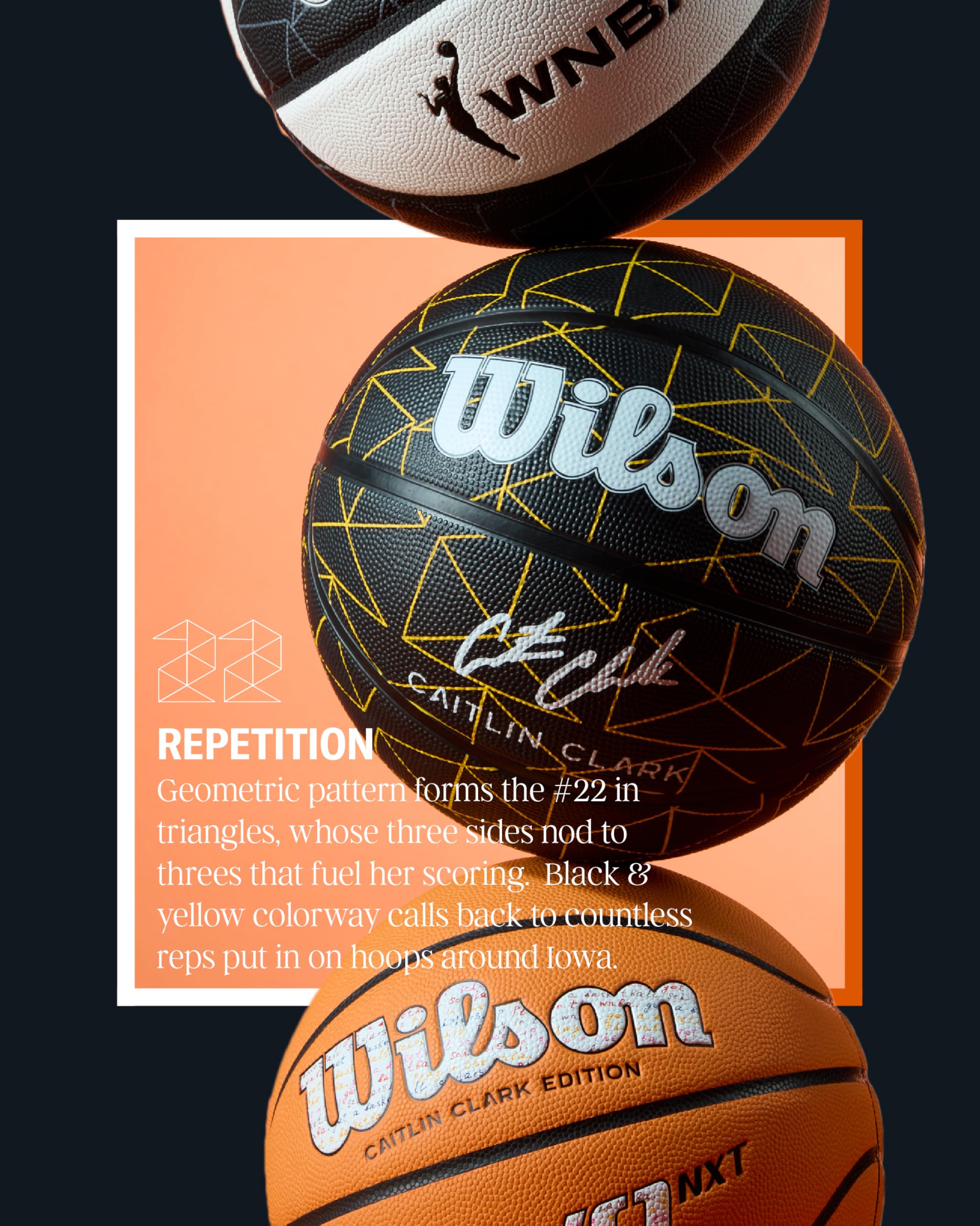 WILSON Caitlin Clark Repetition Basketbälle