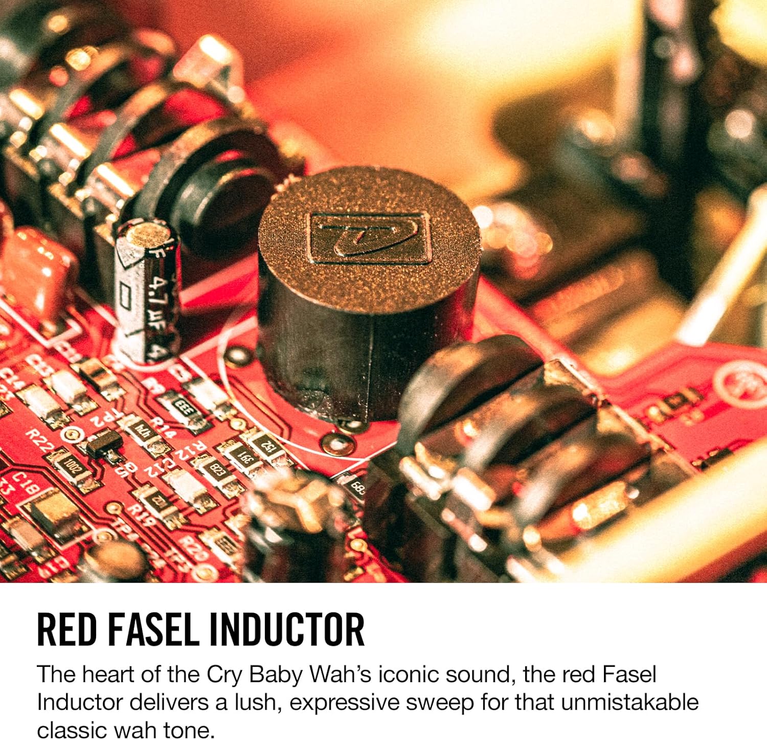 Kirk Hammett Cry Baby® Wah Yellow Sparkle Edition