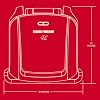George Foreman Parrilla Eléctrica y Prensa para Panini de 4 Porciones con Placas Desmontables, Recubrimiento Antiadherente George Tough, Bandeja Recoge Grasa, Negro 7