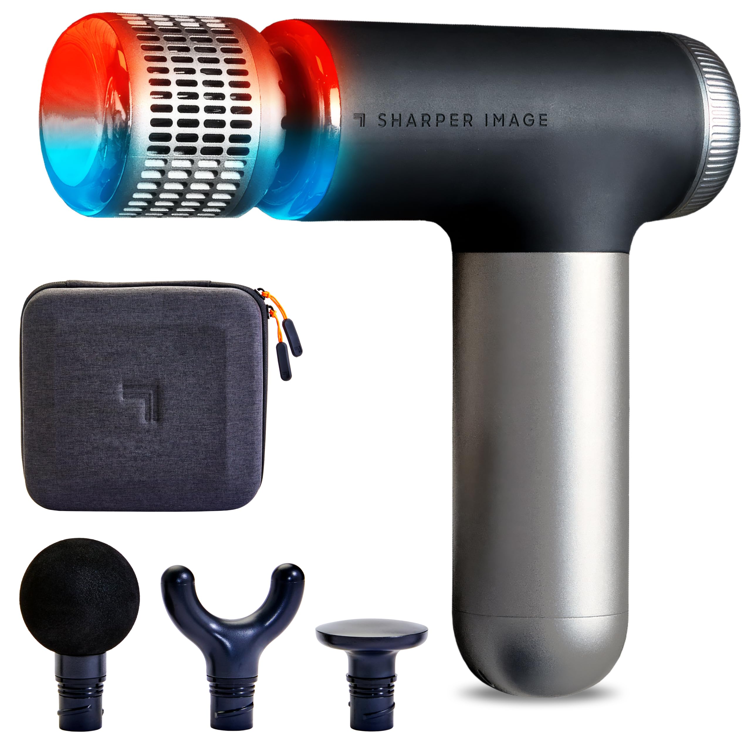 SHARPER IMAGE - Appareil de massage compact à percussion chaud et froid