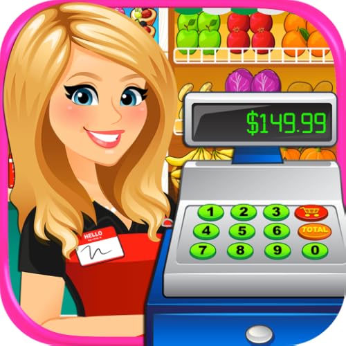 Supermarket Grocery Store Girl 2 - Kids Cash Register & Grocery Store Simulator Games FREE