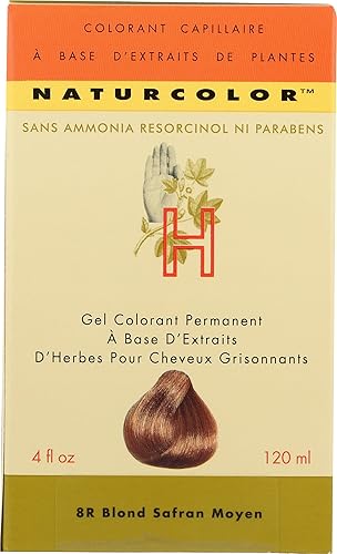 Miniatura 2 de naturcolor - Tinte para el cabello, color rubio claro cobrizo (8R) (Light Turmeric Blonde), 4 onzas (113 g)