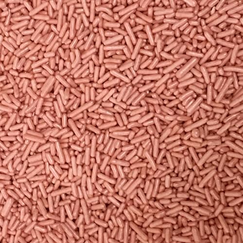 Miniatura 4 de COOL MOM SPRINKLES Gránulos de azúcar de cristal de oro rosa (4 onzas)  Gránulos temáticos para decorar pasteles, cupcakes, galletas y postres