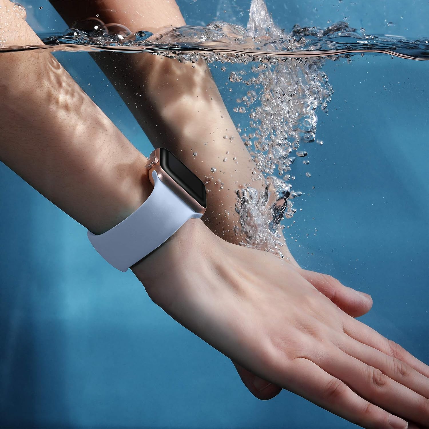 Epova Silicone Strap Compatible with Apple Watch Strap 40mm 38mm 41mm 42mm - Image 5