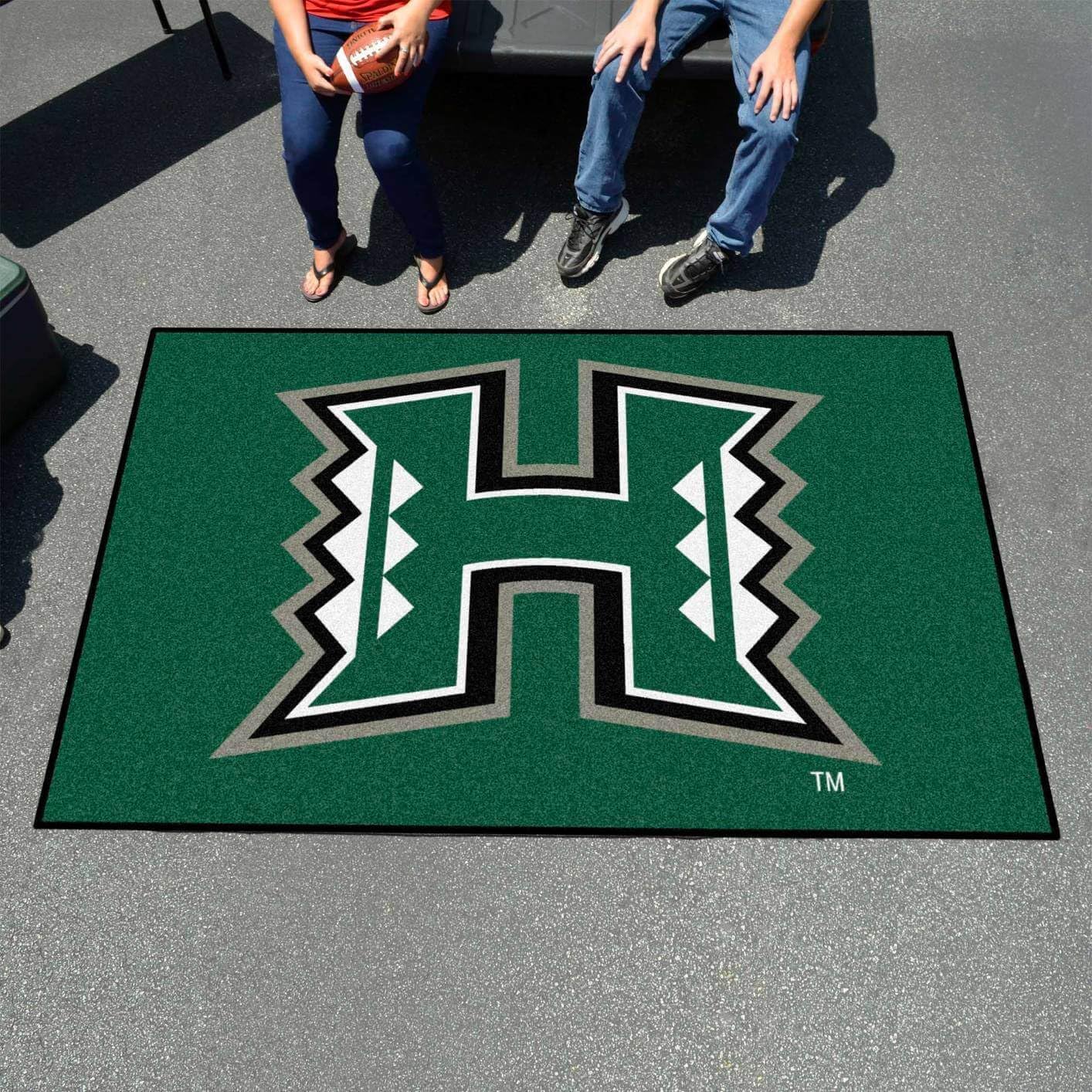 Fan Mats 840 UH - University of Hawaii at Manoa Warriors 5' x 8' Ulti-Mat Area Rug/Mat
