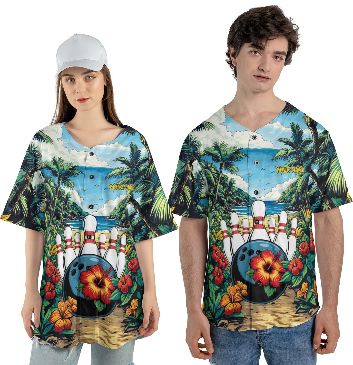 LigtHuy Personalized Bowling Baseball Jersey, Custom Name & Team Bowling Shirt, Uniform for Bowling Team, Bowling Lover (US, Alpha, Small, 5X-Large, Regular, Regular, Multi 22)