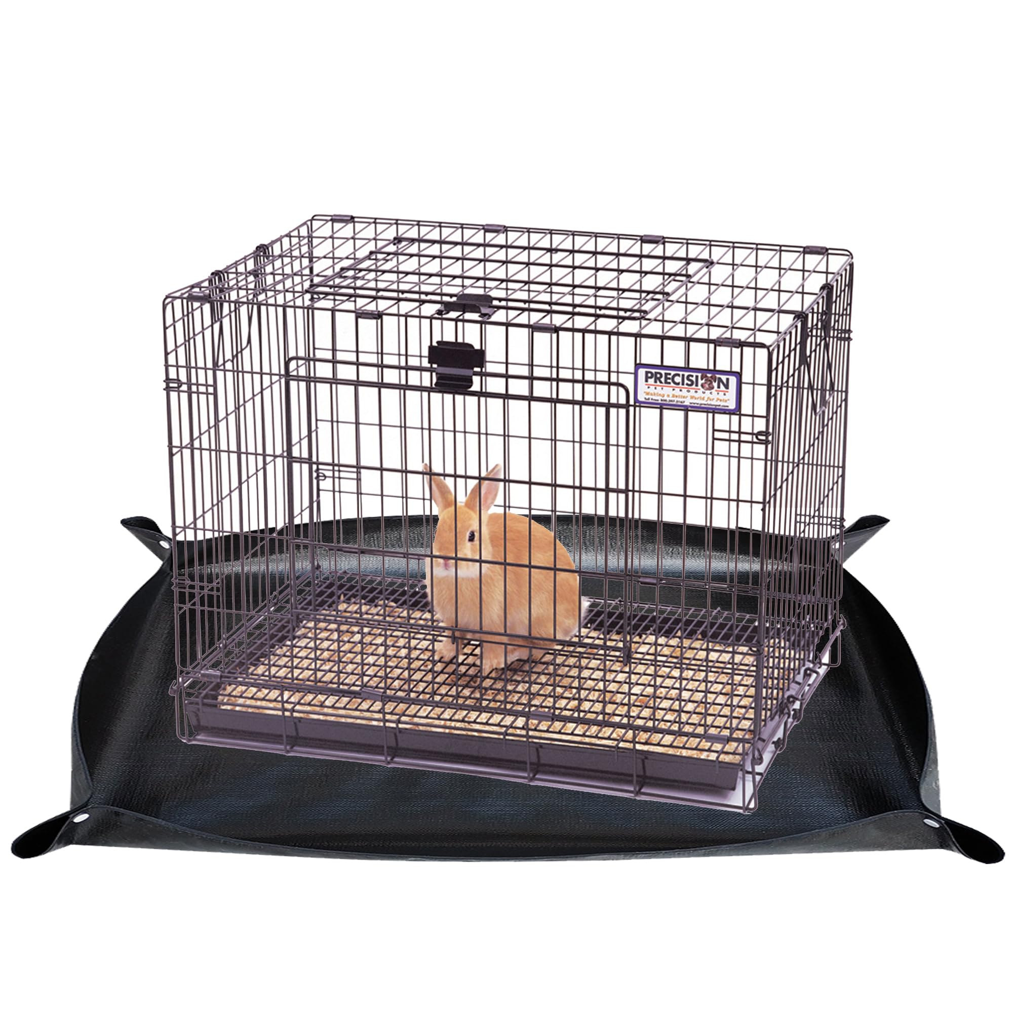 Waterproof Pet Playpen Mat, 150 x 100 cm, Washable Guinea Pig Pads, Waterproof, Non-Slip, for Rabbits Ferrets and Other Small Animals - Image 3