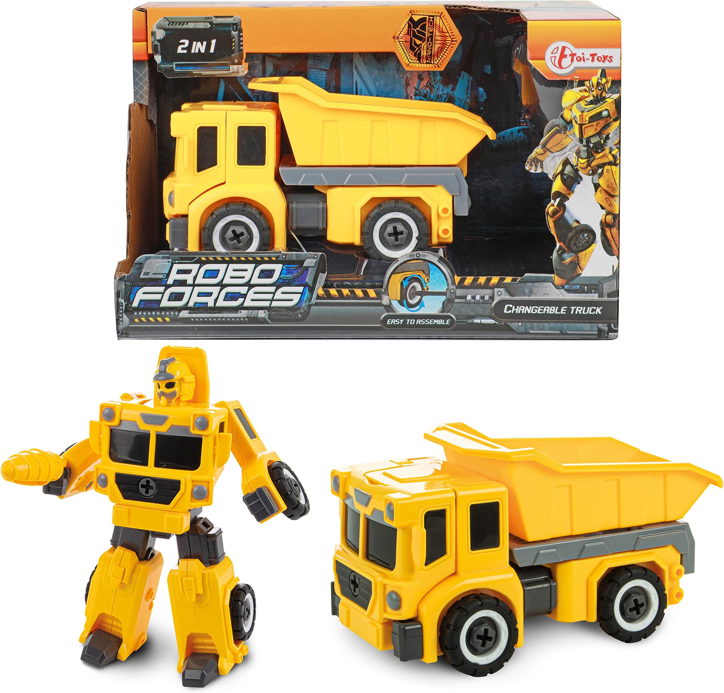 Toi Toys Change the Robot Dump Truck
