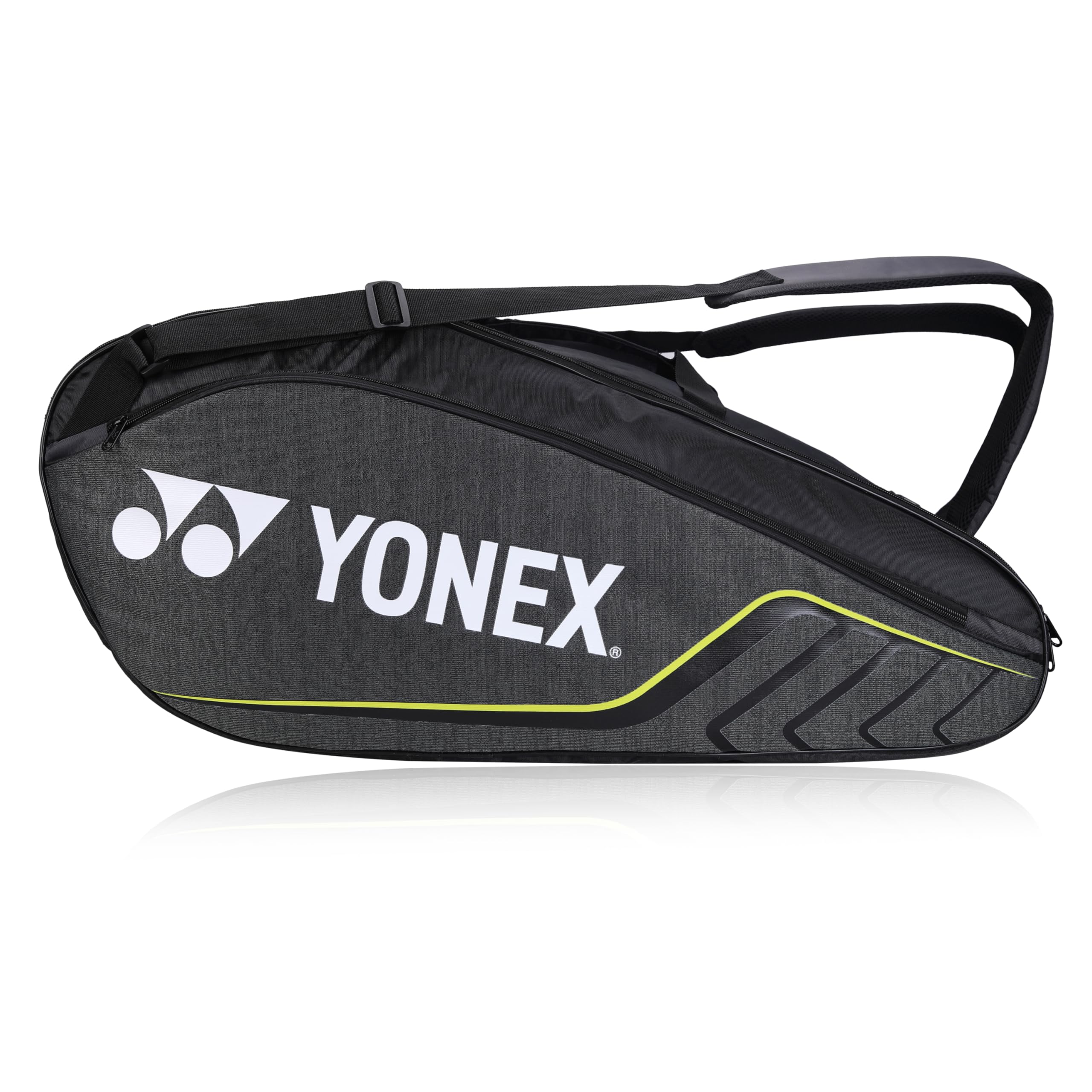 YONEX Badminton Racquet Bag ACE2 0629 BT9 | ACE2 Series Thermal Lining Compartment |Eronomic STRPS |Available as Backpack|Hand Carry |Accessories & 9 Racquet Comaprtment|Wide Shoe Packet-image-24