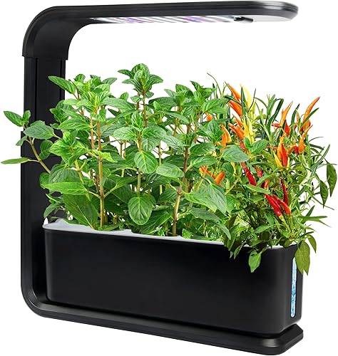 Sistema de cultivo hidropónico de 20 W para jardín interior con luz LED de cultivo 60 LED jardín hidropónico 3 cápsulas espectro completo con