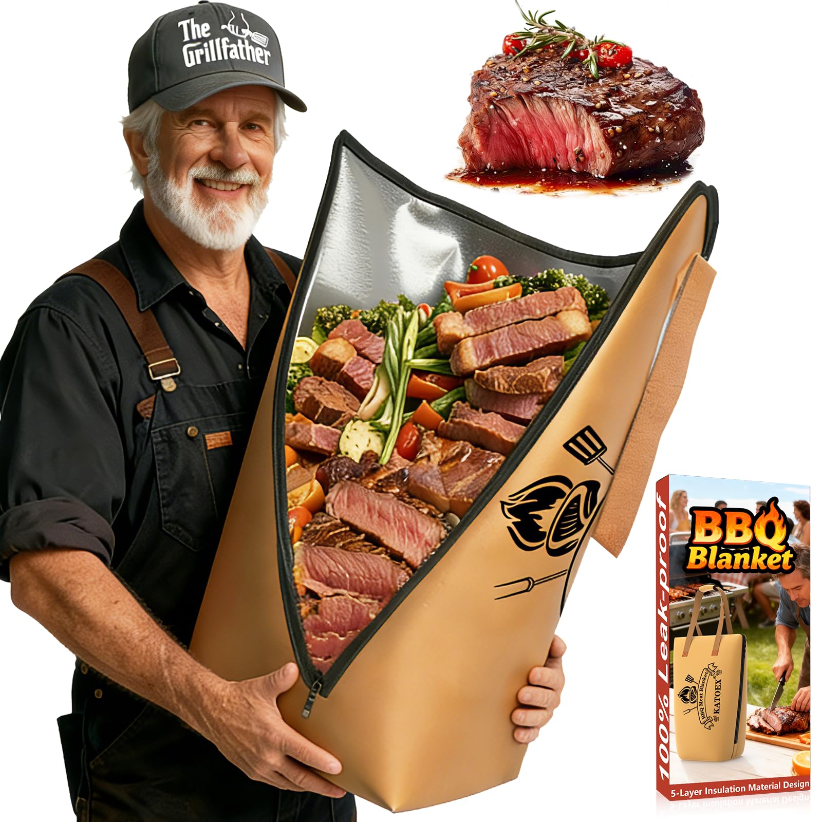 Katoex 25 Inch BBQ Blanket