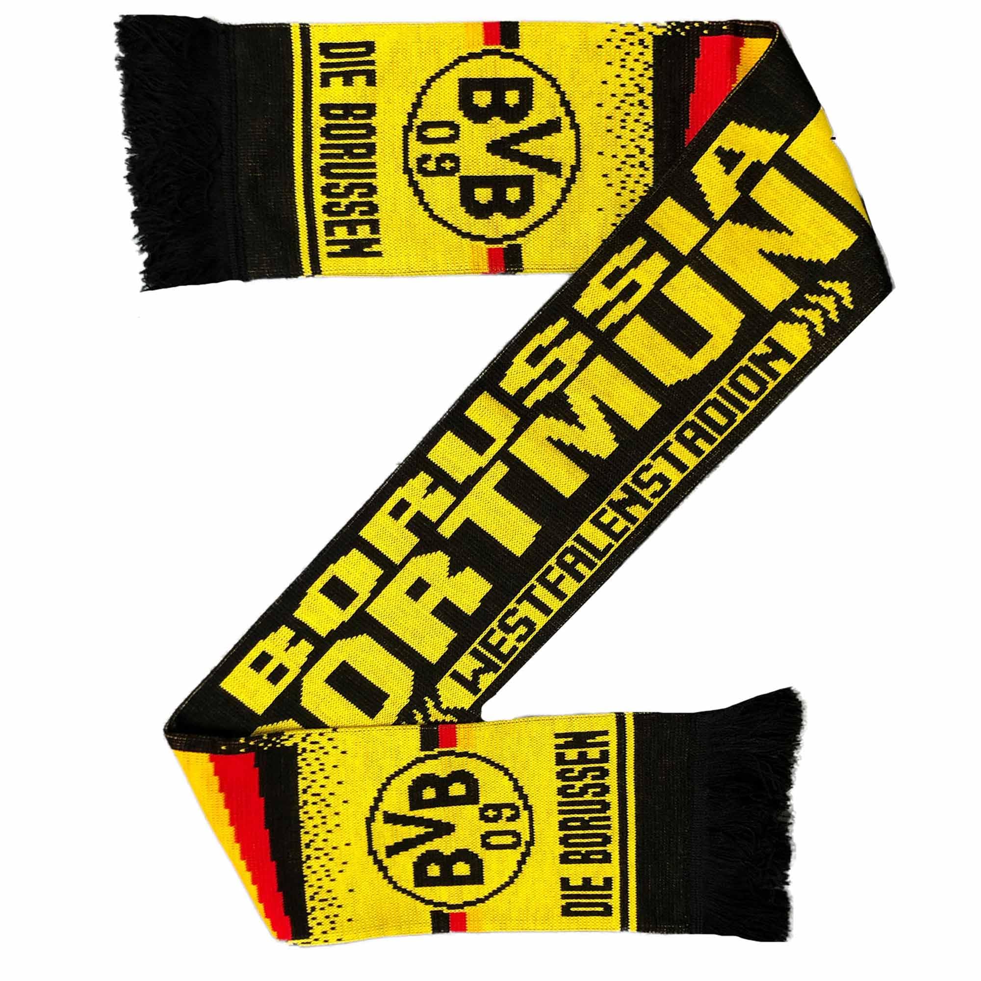 GIFTS 4 ALL BVB Dortmund Football Fans Souvenir Scarf, Dortmund Football Match Day Scarf, Dortmund Fans Scarf, BVB Dortmund Scarf