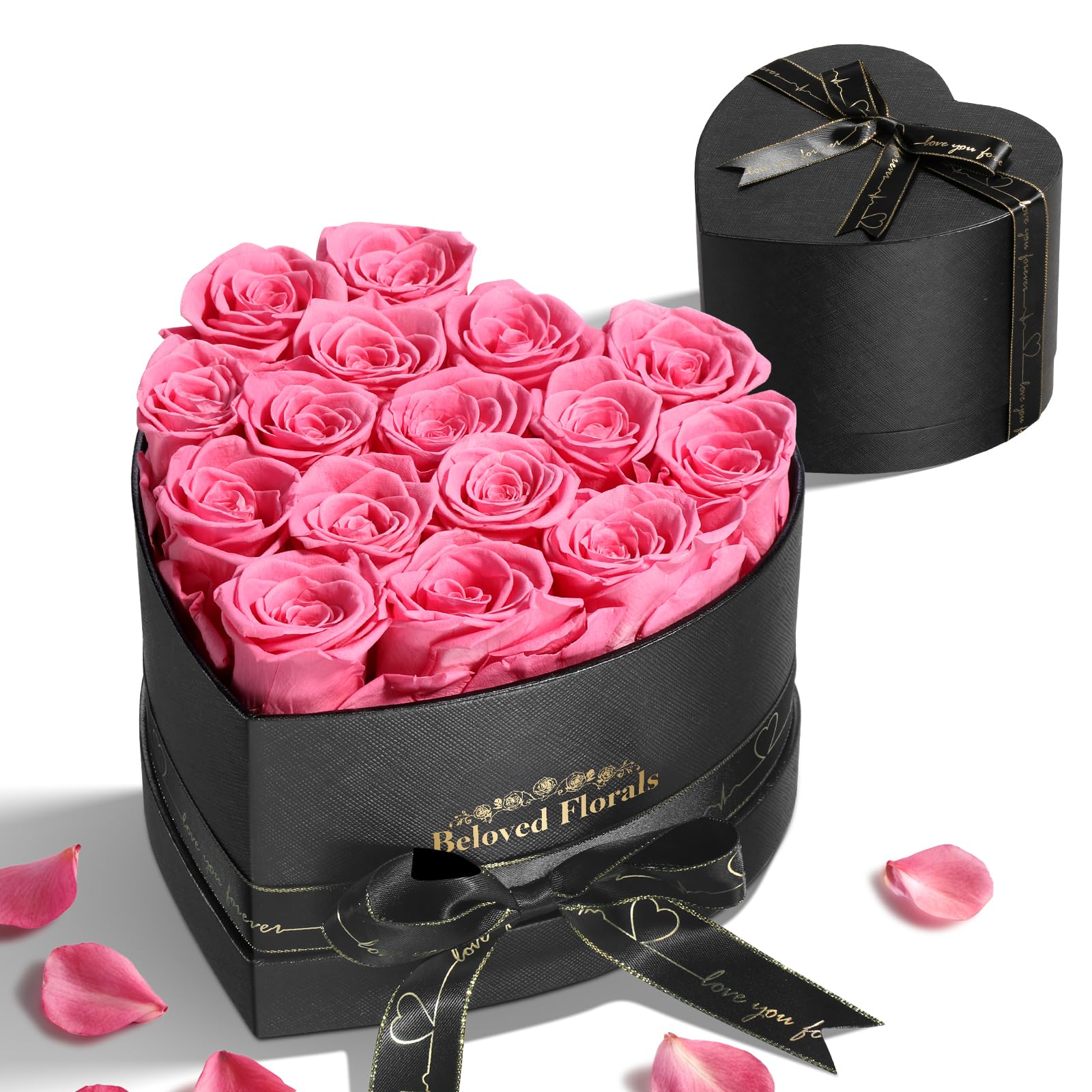Auoasl 16 Preserved Flowers Rose