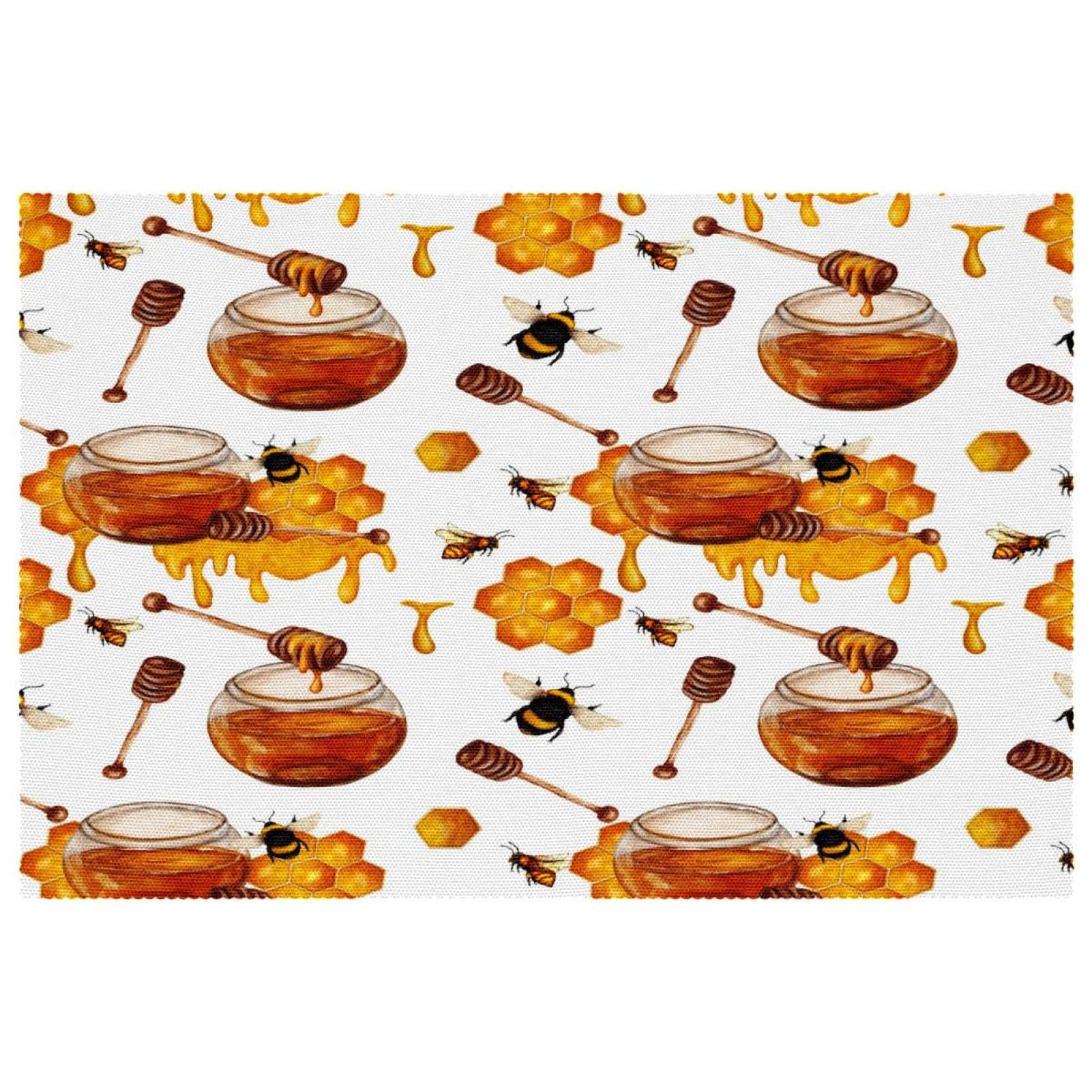 Sets de table avec abeilles pour repas de famille et terrasses
