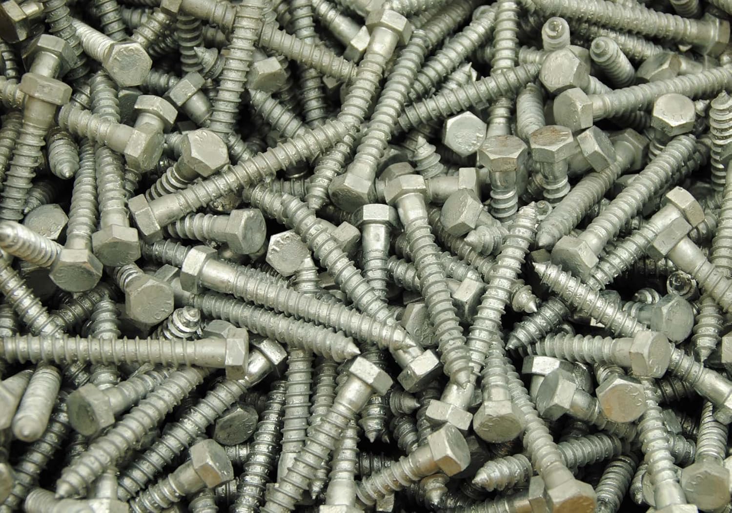 (80) Hex Head 3/8 x 3 Lag Bolts Galvanized Wood Screws