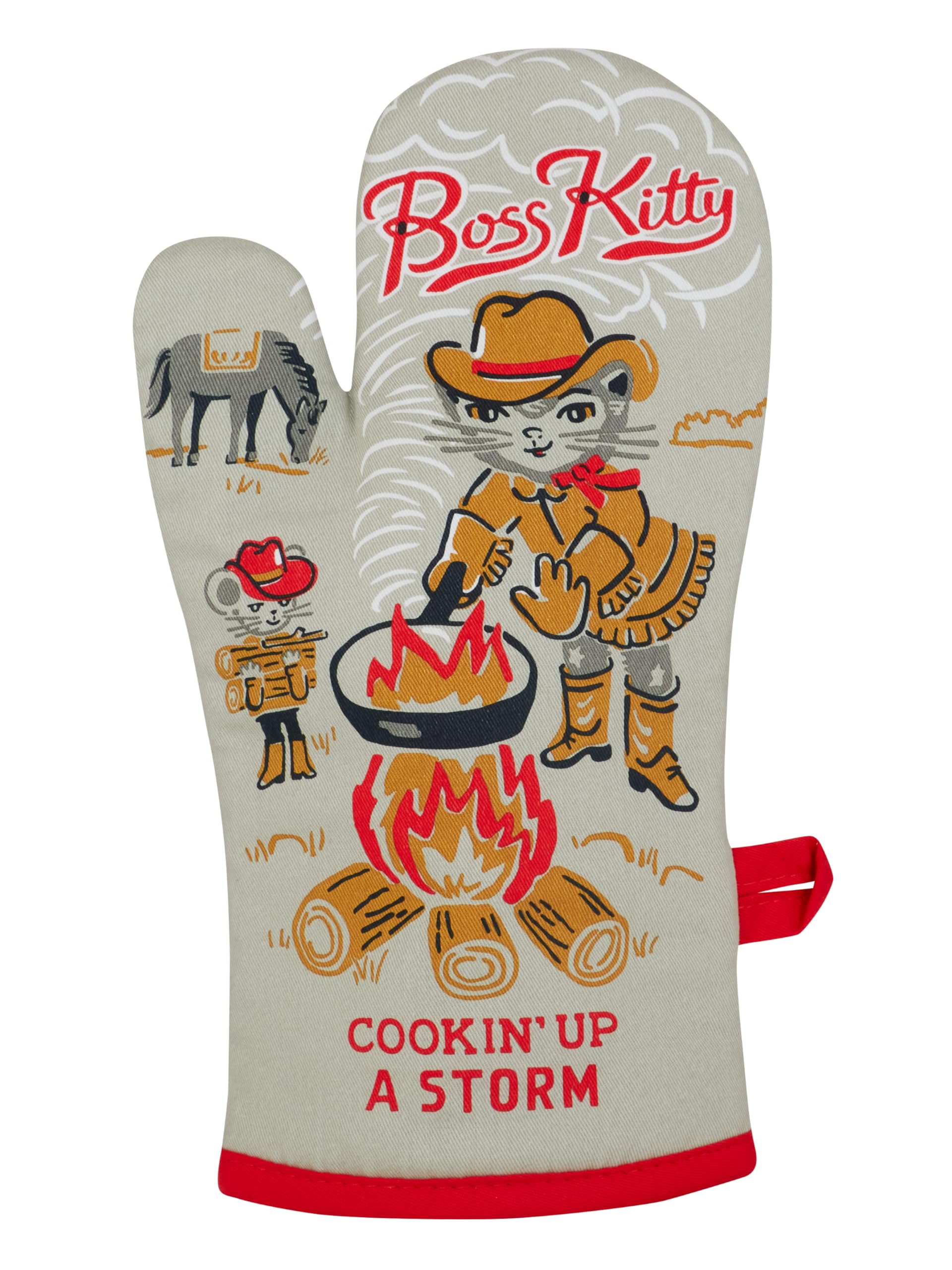 Blue Q Oven Mitts - Cute Kitchen Accessories & Kitchen Gifts - Boss Kitty