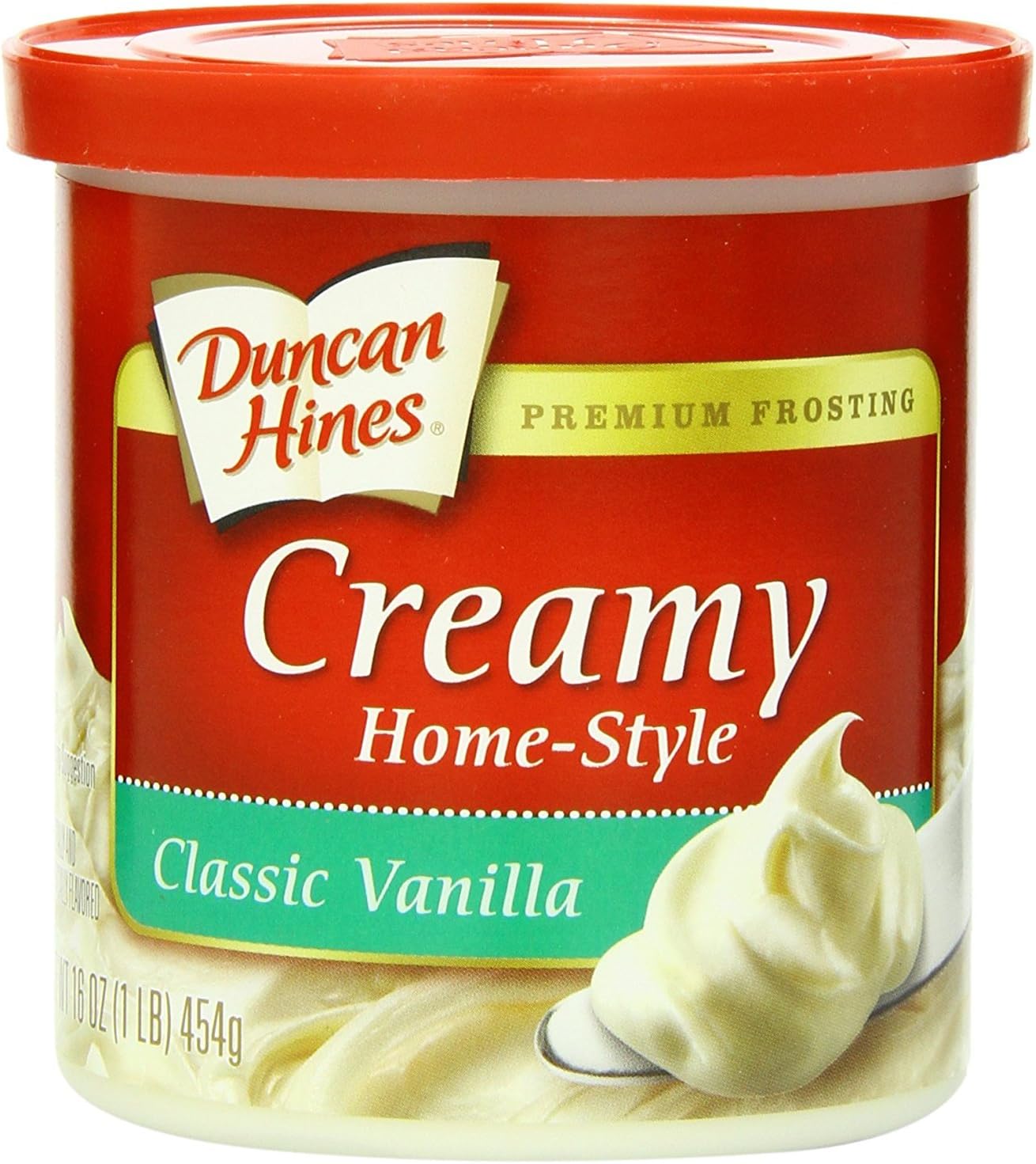 Duncan Hines Creamy Vanilla Flavored Frosting, Easter Baking, 16 oz. (Pack of 8)