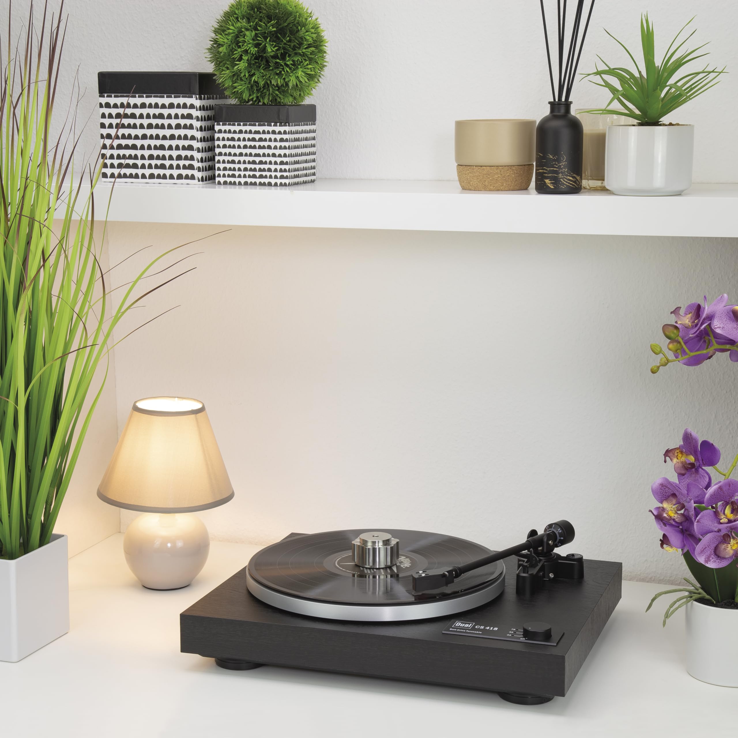 Dynavox PST450 stabilizzatore per giradischi, peso per dischi in vinile di alta qualità in acciaio inox, regolabile da 280 g a 450 g