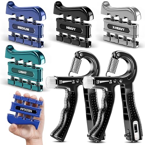KDG 6PCS Finger Strengthener for Musicians, Climbers | Finger Exercisers
