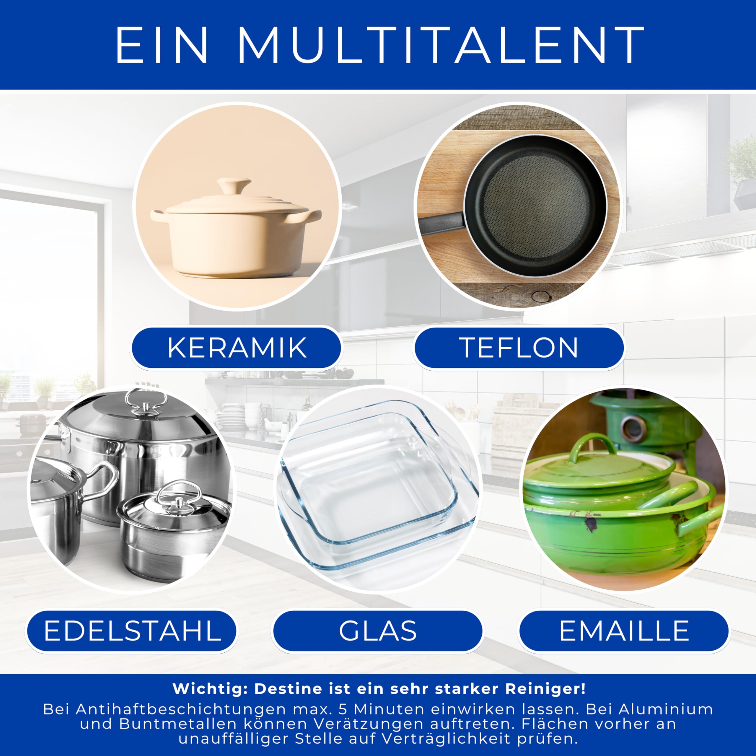 ABACUS® Backofenreiniger, Grillreiniger mit Mikrofasertuch & Schwämmen - Backofen- & Grillreiniger Set 750 ml gebrauchsfertig (7397)