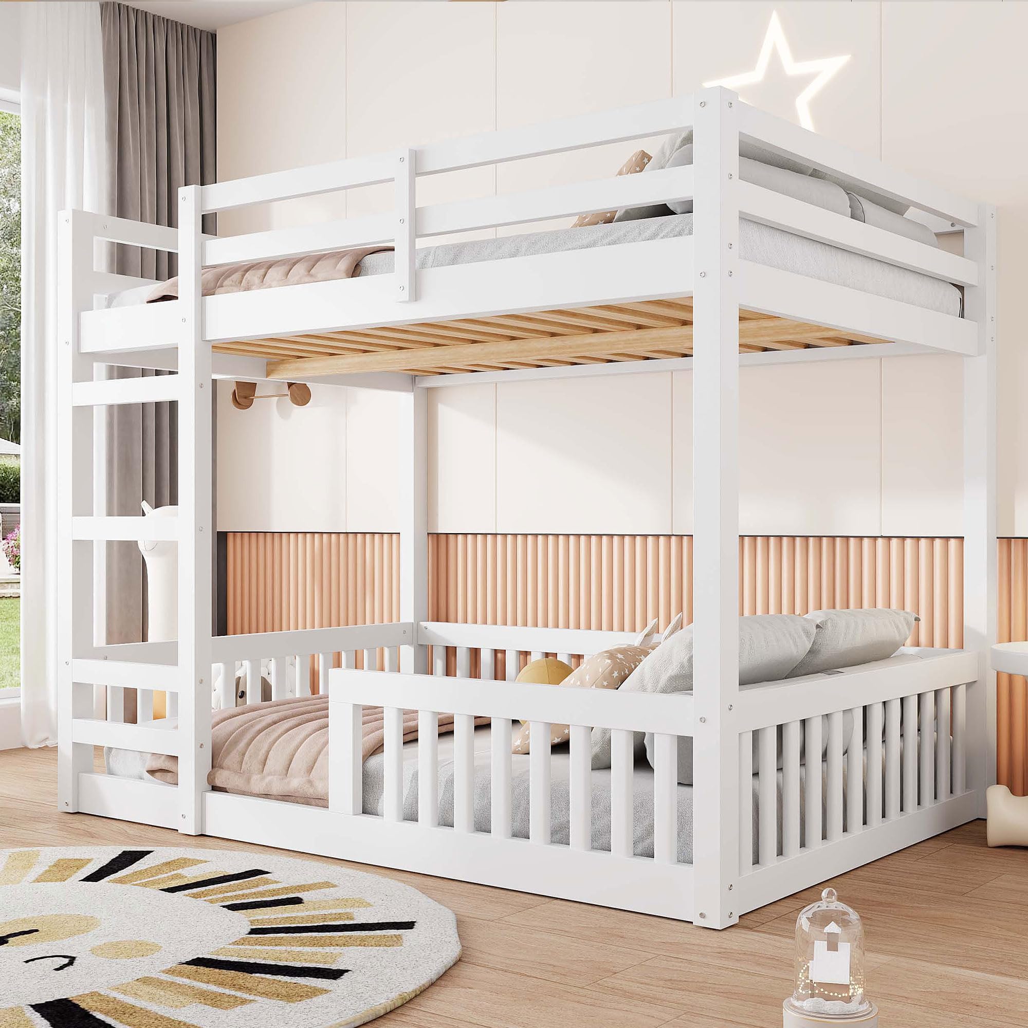 Bellemave Full Over Full Bunk Bed Dimensions