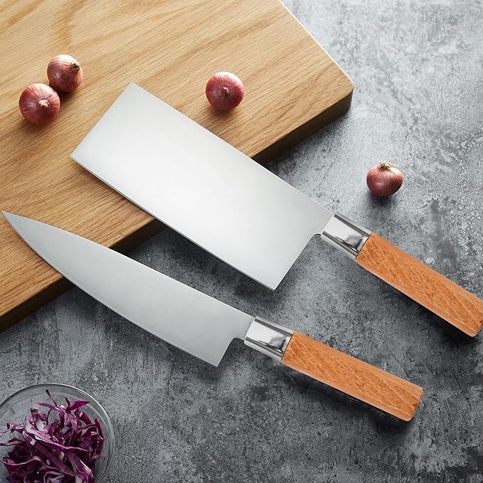 Mango de Cuchillo de Madera para Reparación de Cocina miniatura 5