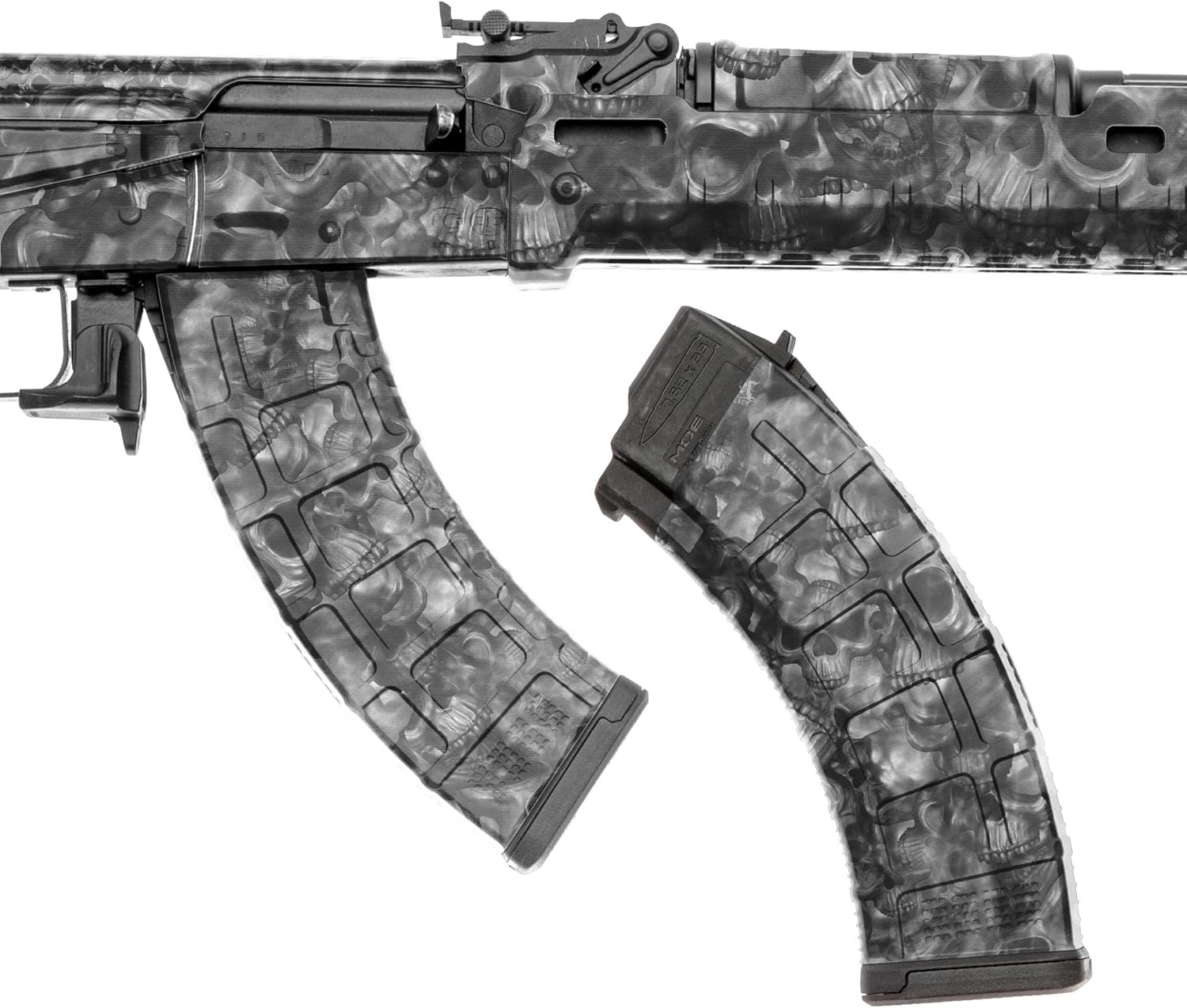 GunSkins AK47 Rifle + Mag Skin Bundle Premium Vinyl Gun