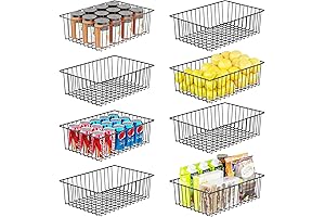 8-Pack Wire Laundry Baskets: The Ultimate Storage Solution