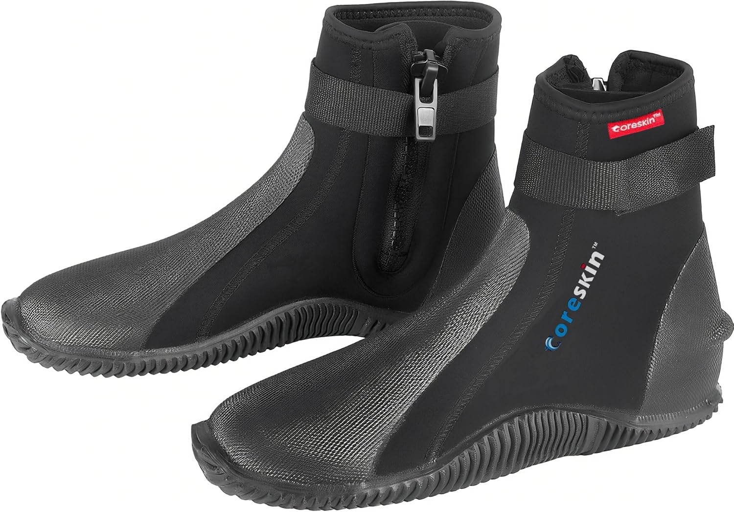 Neoprene Adult Unisex Dive Boots - Anti-Slip Rubber Sole
