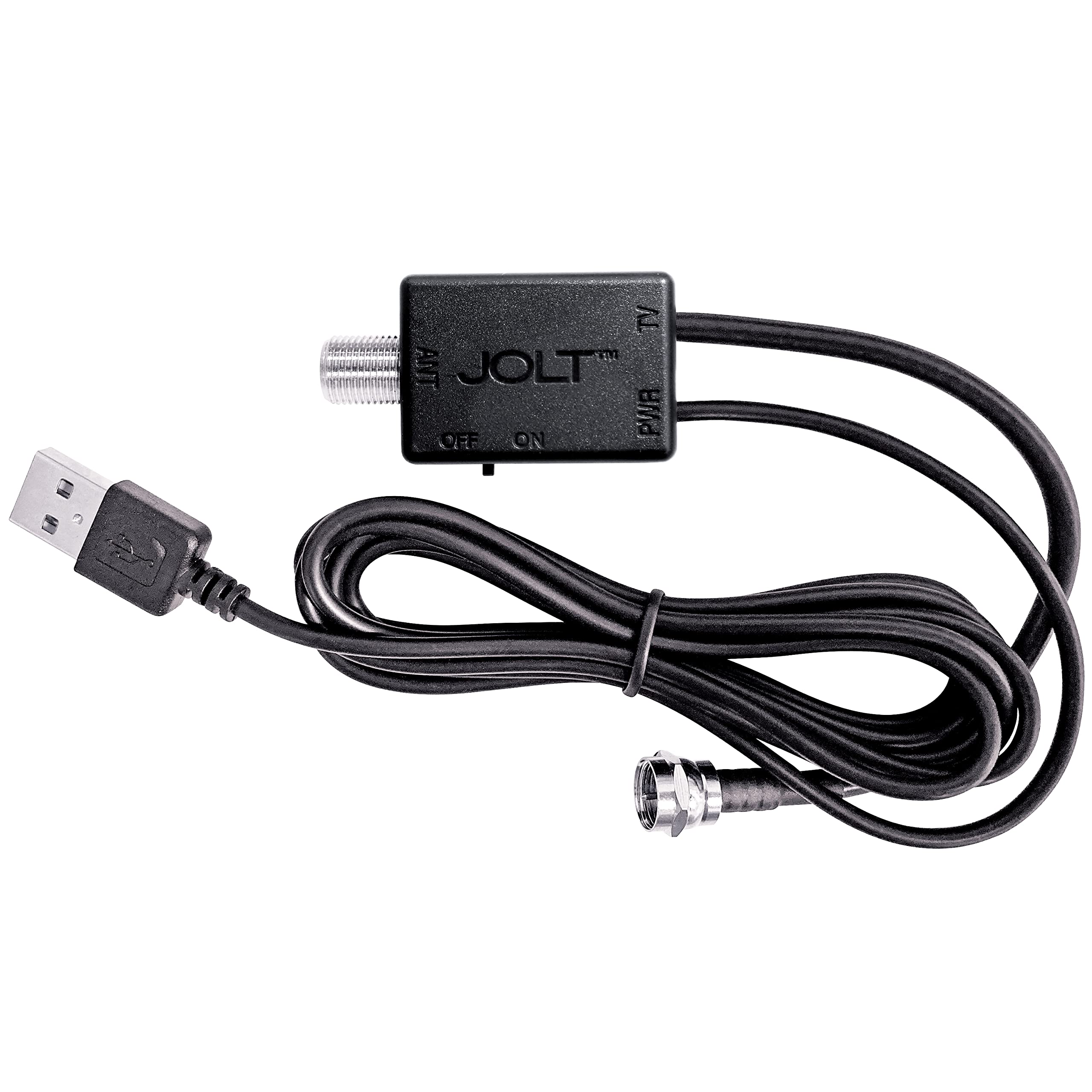 Mohu Leaf Amplified - Antena de TV interior ultrafina, rango de 60 millas, amplificador de interruptor de sacudidas, UHF VHF, multidireccional, 4K UHD, NEXTGEN TV, con cable de 12 pies
