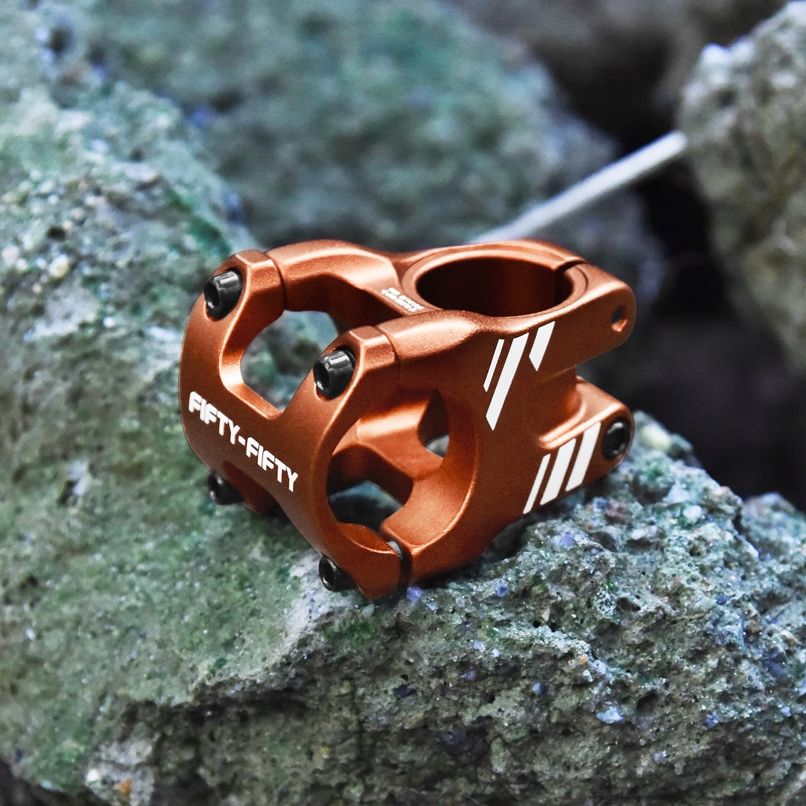FIFTY-FIFTY Potence pour VTT, Potence Courte Alliage d'Aluminium | Compatible avec un tube de direction de 1-1/8, diamètre 31,8 mm, pour All Mountain, Enduro, Downhill et Freeride