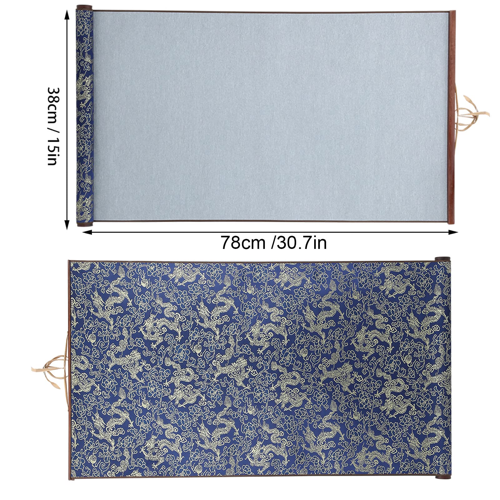 Chinese Water Writing Paper, 15 x 30.7inch Reusable Calligraphy Practicing Tool for Beginners - Water Writing Cloth With Practice Paper - Image 4