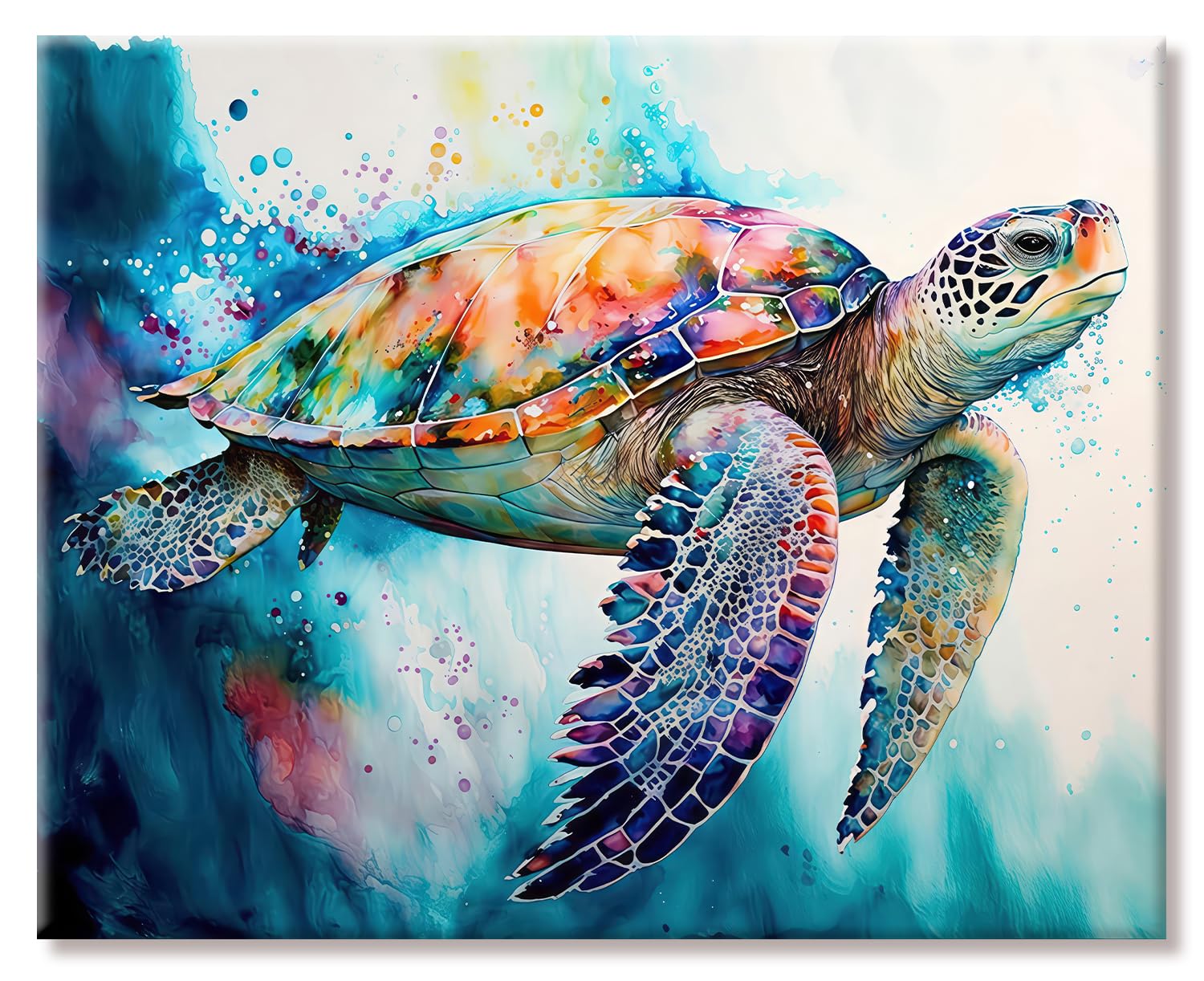 Puzzle 1000 Teile Erwachsene Turtle Klassische Puzzle Erwachsene 70 X 50cm, 1000-Teile-Puzzle Geeignet zur Wanddekoration und Zur Vorbeugung Altersbedingter Amnesie mit 1:1-Poster
