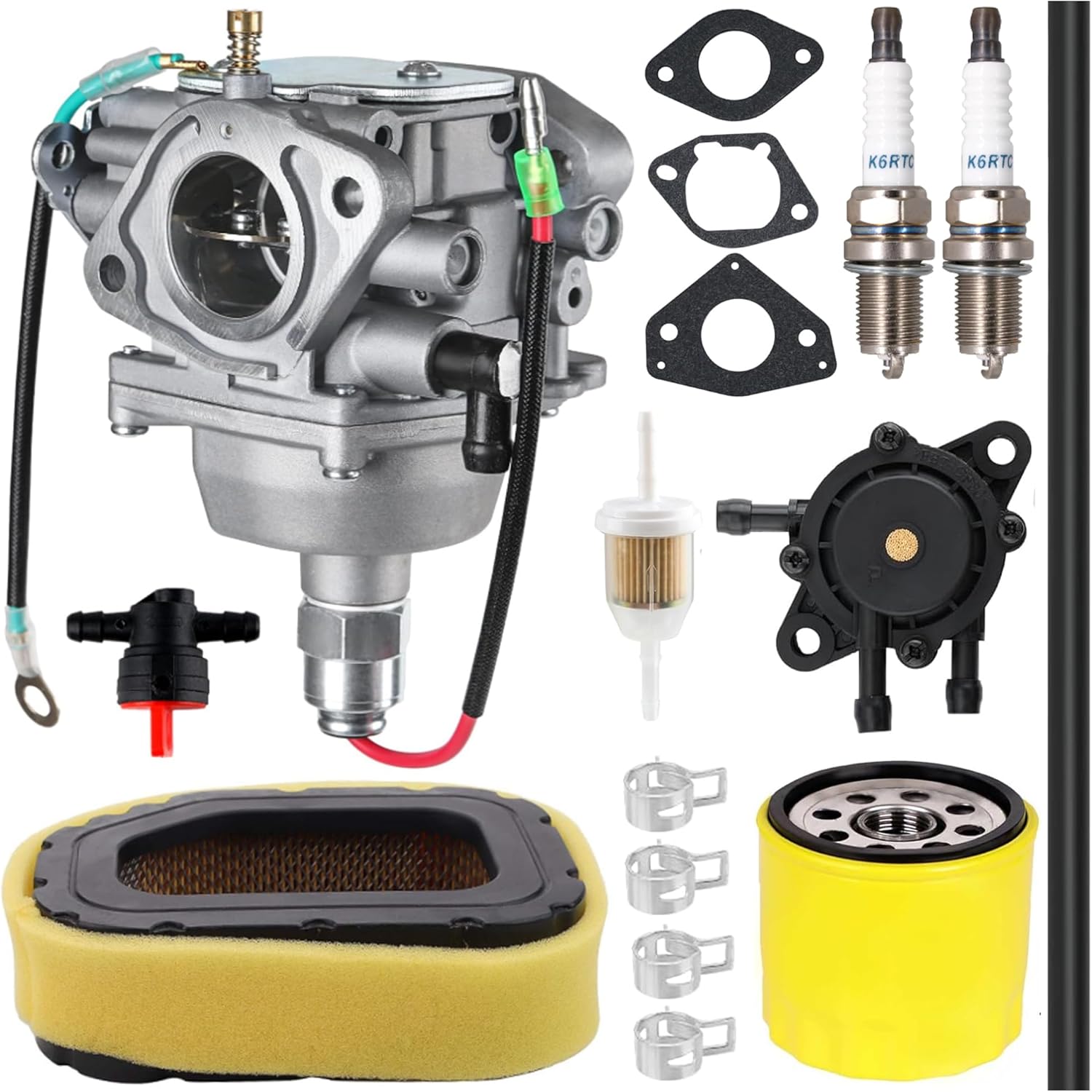 Carburetor Kit for Kohler SV720 SV725 SV710 SV715 SV730 SV735 SV740 SV810 SV820 SV830 SV840 22HP-27HP Engines - Replaces 3285308 3285306 3285304 3285312S - Fits Toro Models 59008 74375 74823