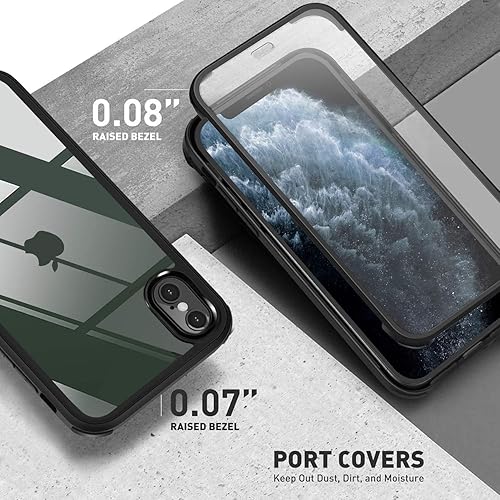 Miniatura 200 de UBUNU Funda para iPhone 14 Pro Max con protector de pantalla [vidrio templado 9H integrado], protección de cuerpo completo 360 de doble capa