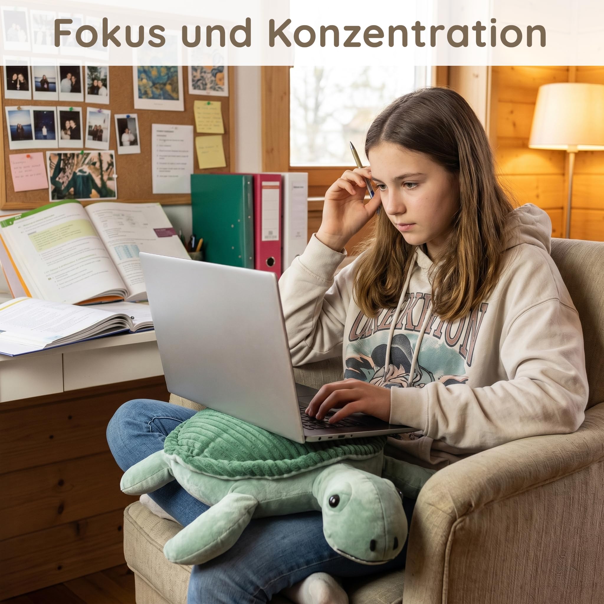 Gewichtskuscheltier für Erwachsene und Kinder, Schildkröte 3 kg