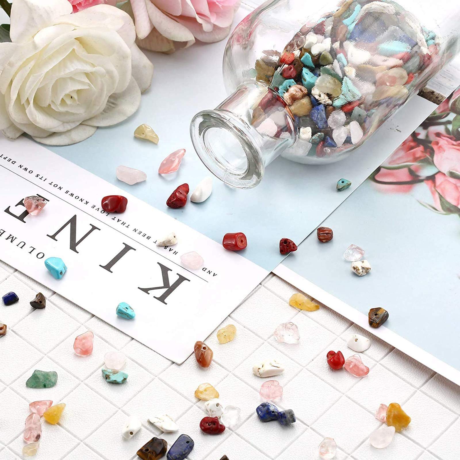 Harsring, siliconen mal voor het knutselen van vloeibare klei, epoxy, sieraden maken, 24 stuks