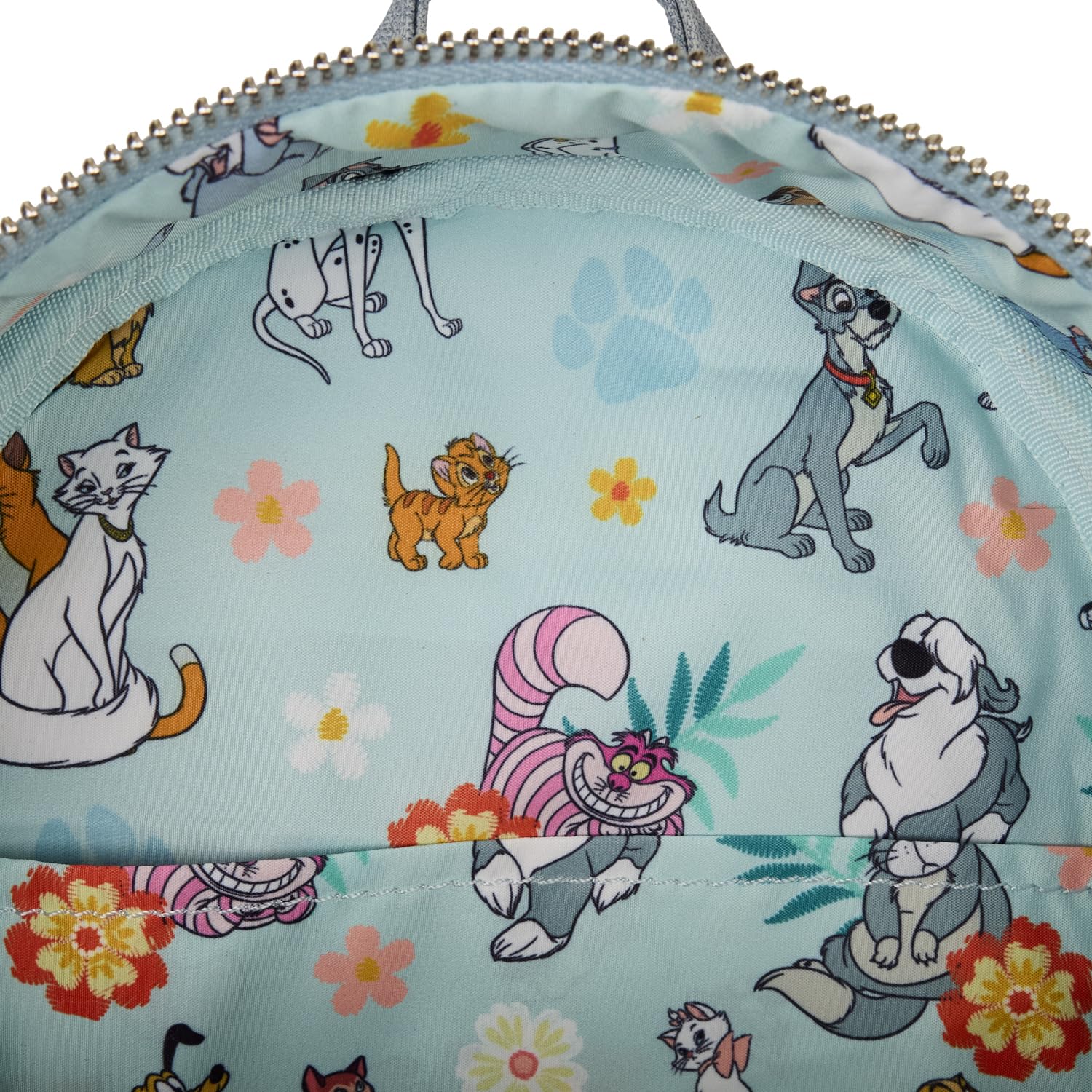 Amazon.com: Loungefly Disney Dogs & Cats Faux Denim Mini 