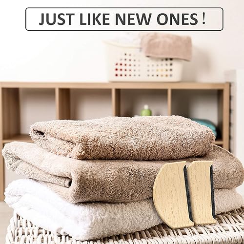 Miniatura 9 de Peine de cachemira, peine de lana, peine de madera, removedor de pelusas, manual, portátil, herramienta de cepillo para quitar pelusas, prendas de