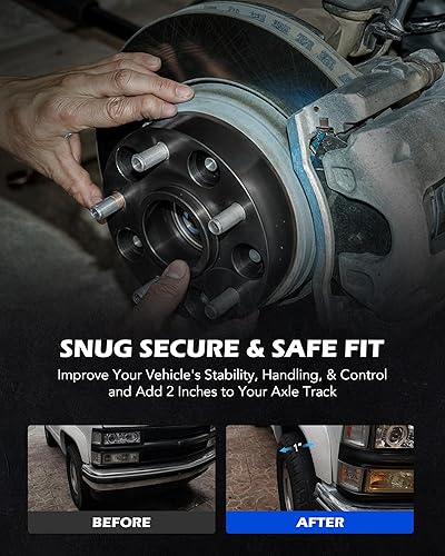 Miniatura 4 de Orion Motor Tech Espaciadores de rueda 4x100 de 1 "(25 mm) compatibles con Honda Accord Civic, Mini Cooper, Toyota Corolla Prius, kit espaciador de