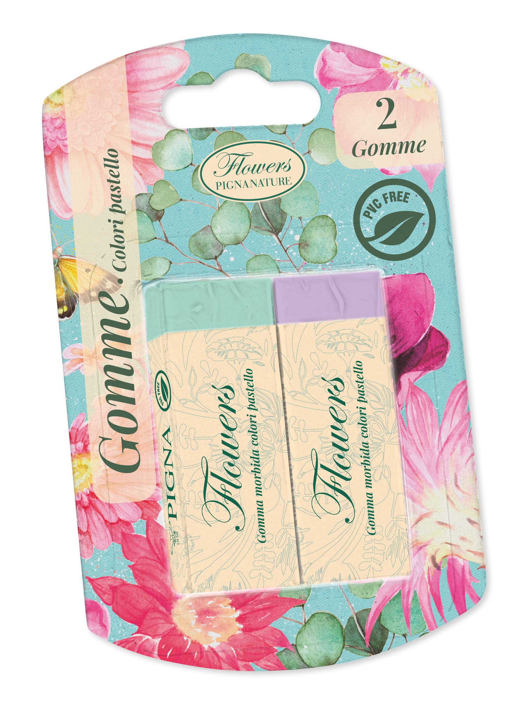 Image secondaire de Gommes Pigna Nature Flowers - Écologiques et Colorées